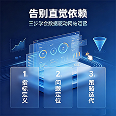 柳州建站-告别直觉依赖：三步学会数据驱动网站运营