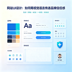 柳州建站-网站UI设计：如何用视觉语言传递品牌信任感