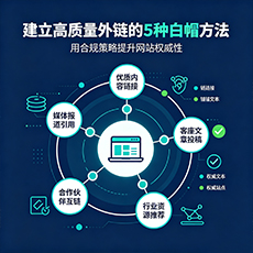 柳州建站-建立高质量外链的5种白帽方法